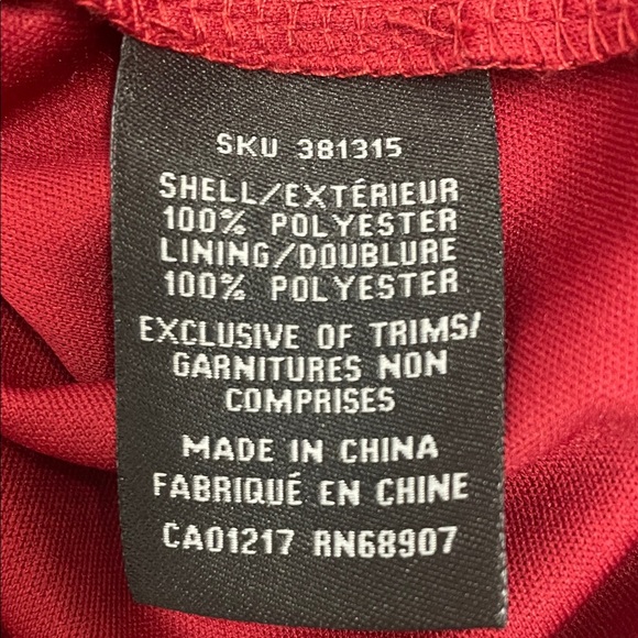 Elegant Sleeveless Burgundy Blouse Lined Ruched High Neck Back Zipper Sz XS - Picture 9 of 11